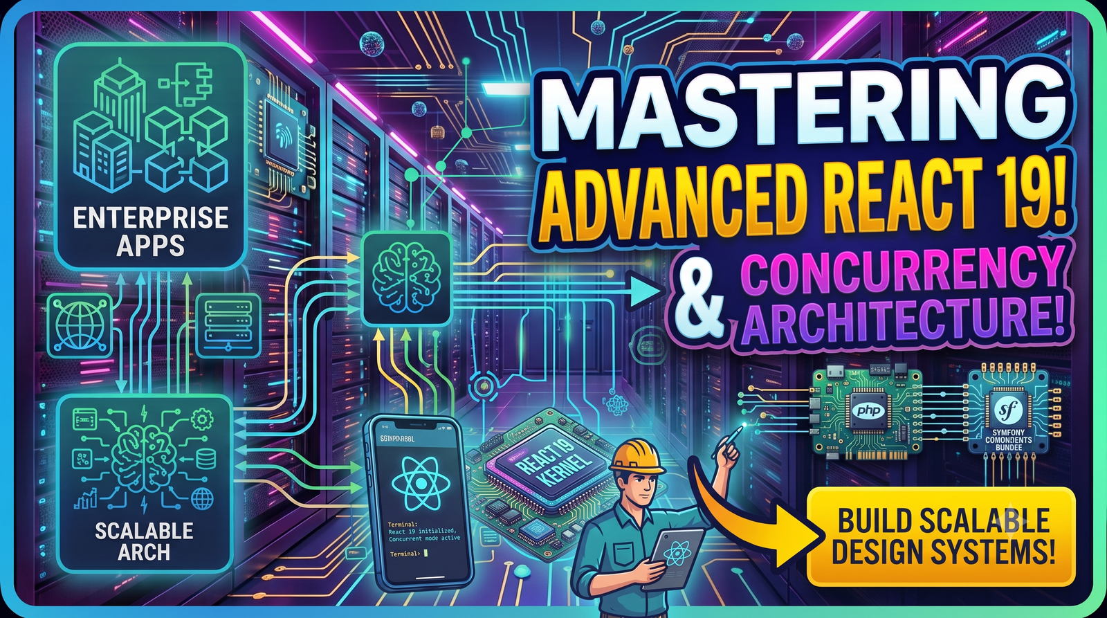 Advanced React 19, Concurrency & Enterprise Design Systems
