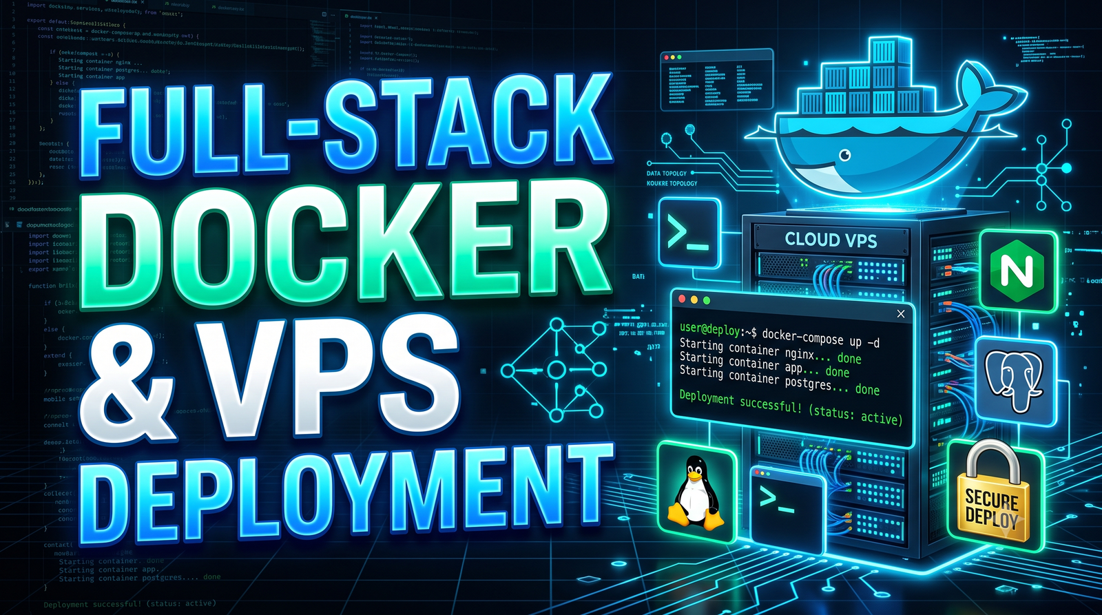 Full-Stack Docker, VPS & Production Deployment Crash Course