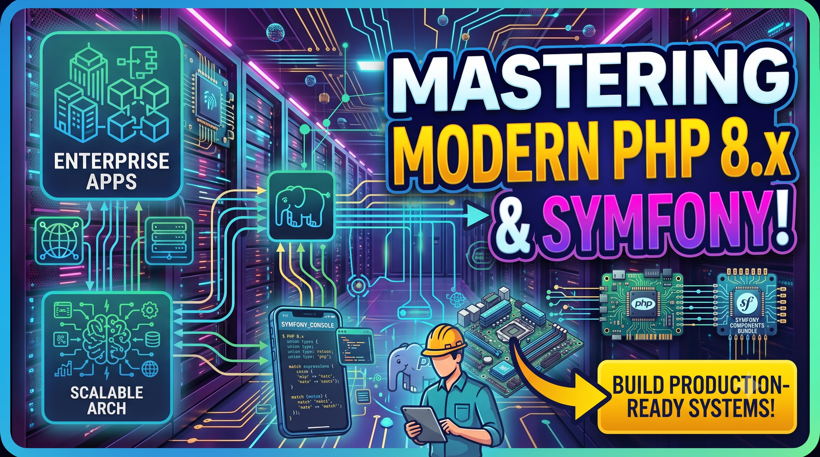 Modern PHP 8.x, Symfony Components & Production Architecture